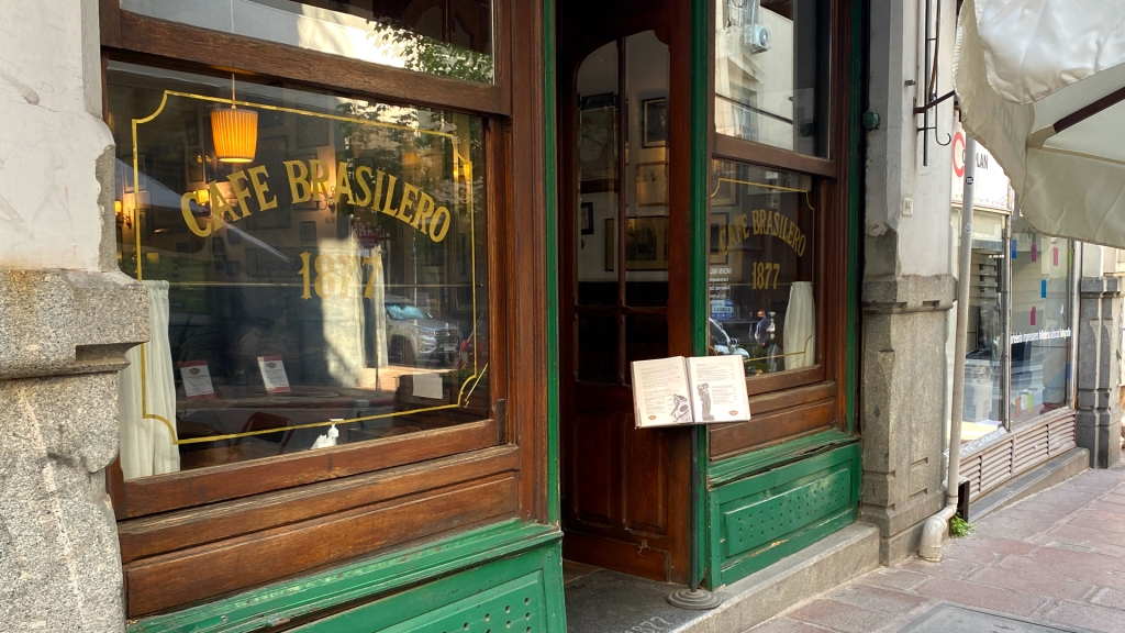 Cafe Brasilero in Montevideo, Uruguay. It is the oldest cafe in the city of Montevideo.